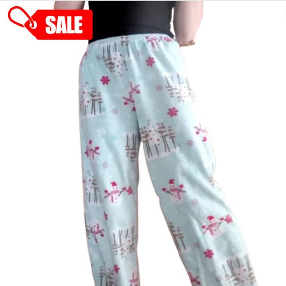 LOUNGEWEAR - Winter Snowman Pajama Lounge Pants - Picture 1 of 9